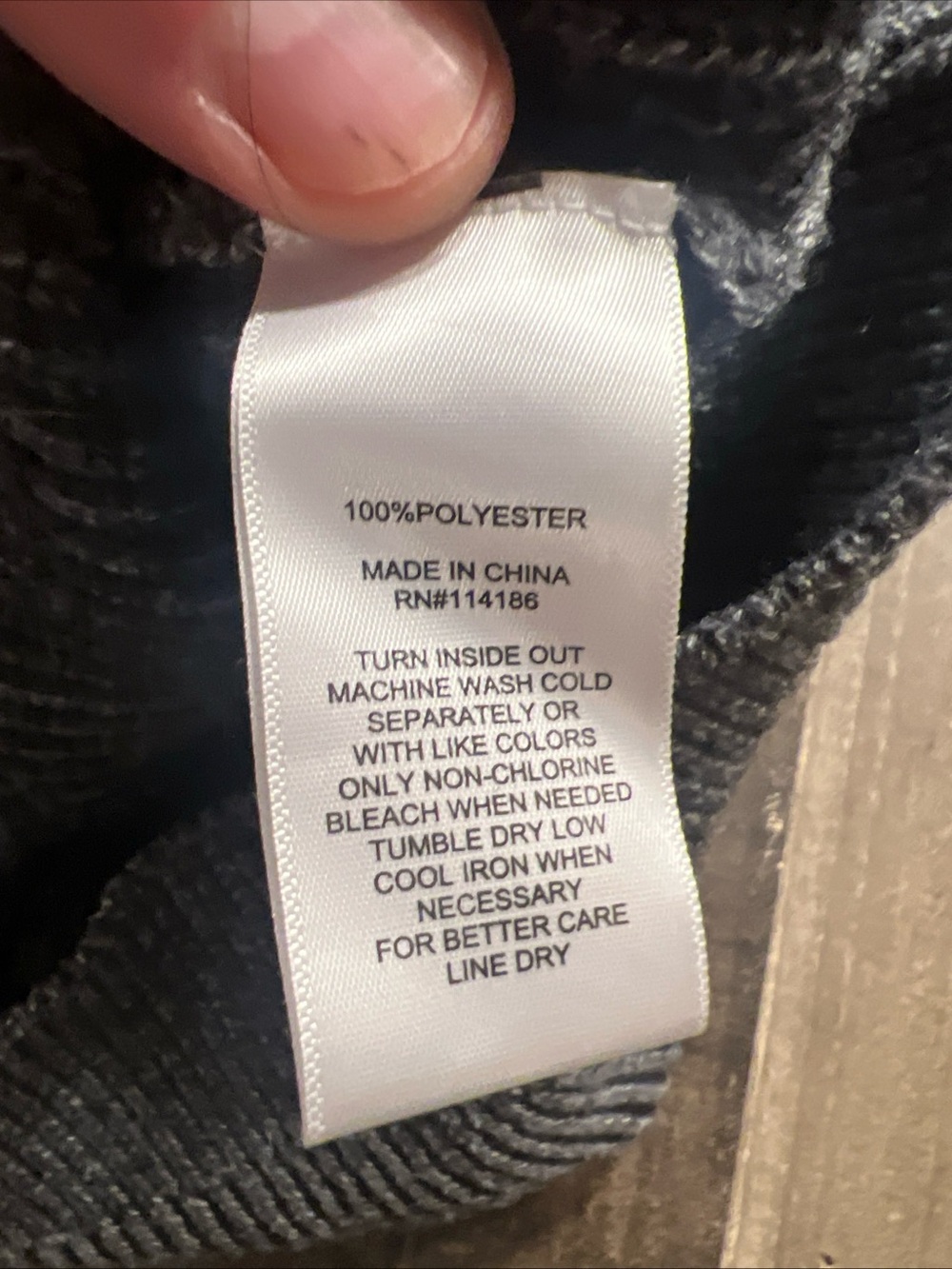 FRYE AND CO. Men's Ribbed Crewneck Sweater - Charcoal Gray - Picture 7 of 7